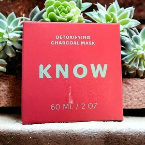Know Detoxifying Charcoal Mask 2 oz New Sealed